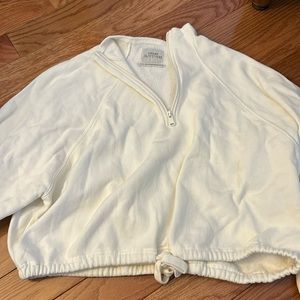 Urban Outfitters white crop pullover